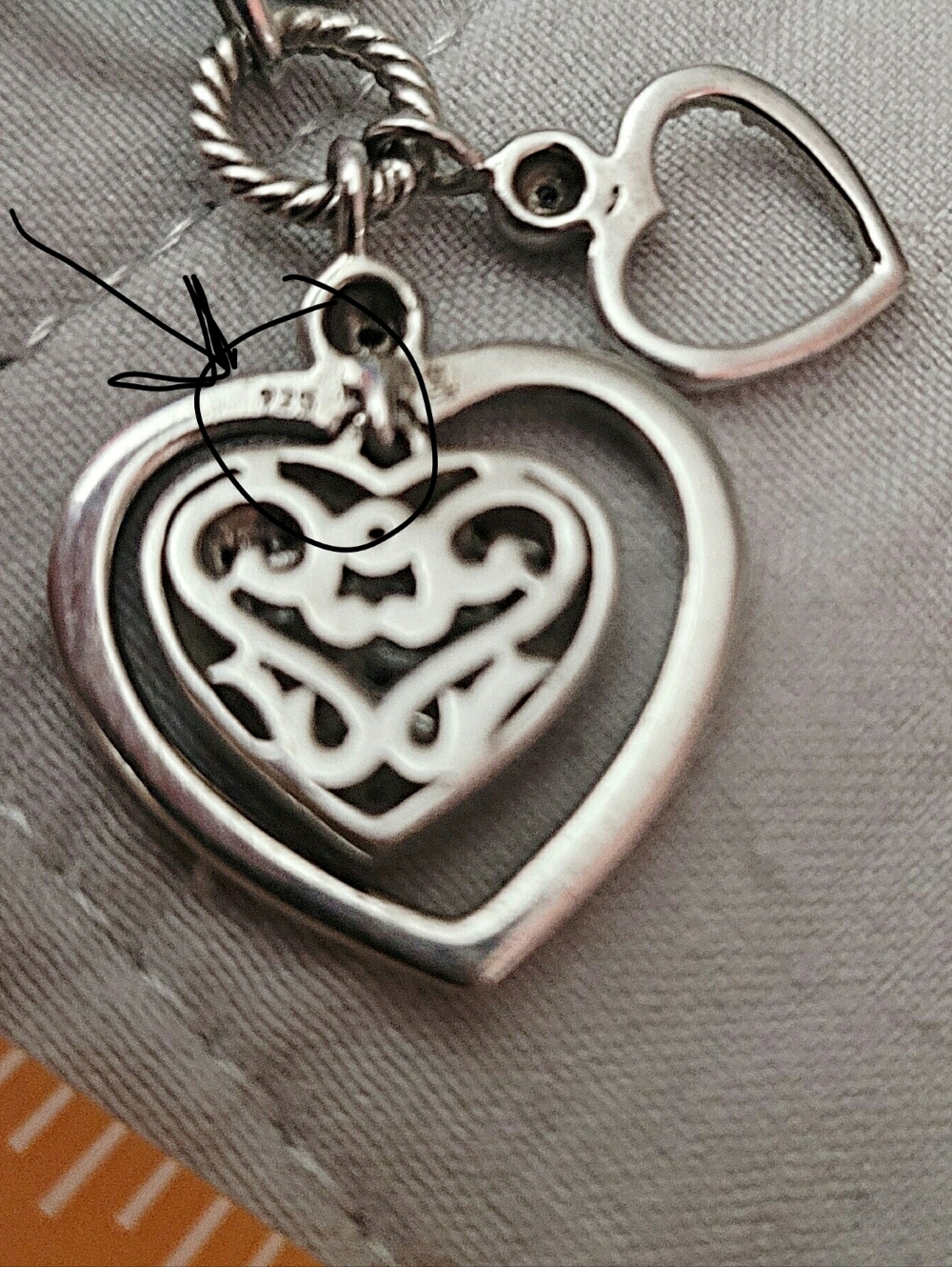 Geniune Diamond Pendant - Picture 6 of 7